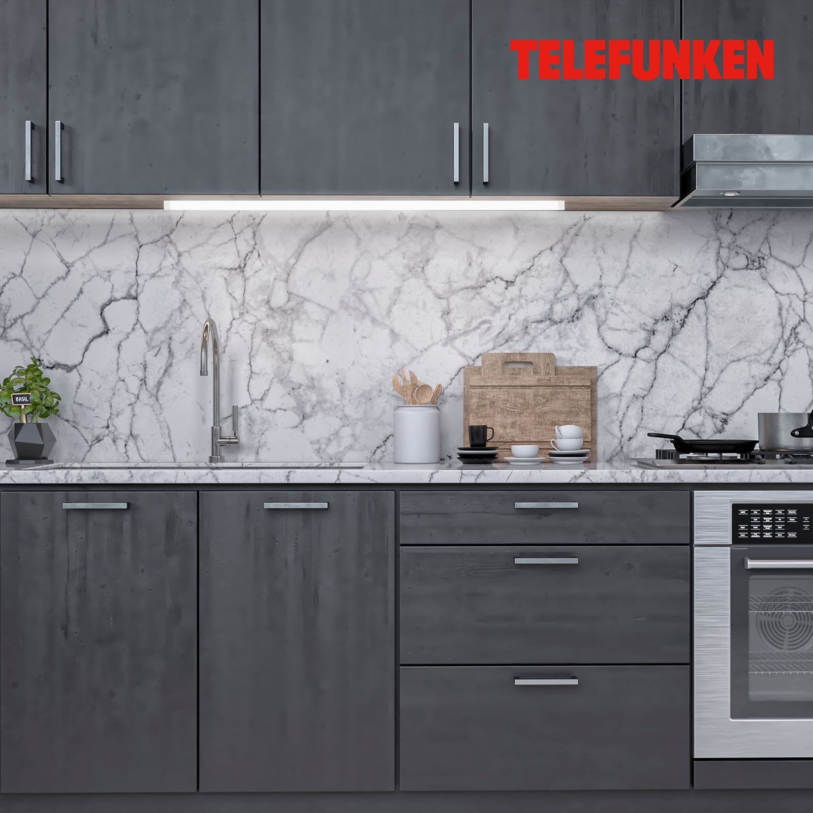 TF 203004TF TELEFUNKEN svítidlo pod skříňku s čidlem, 80 cm, 11 W, 1050 lm, stříbrná - BRILONER (obrázek 7)