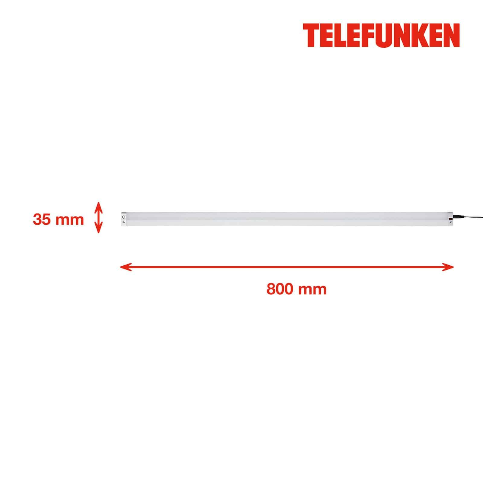 TF 203004TF TELEFUNKEN svítidlo pod skříňku s čidlem, 80 cm, 11 W, 1050 lm, stříbrná - BRILONER (obrázek 8)