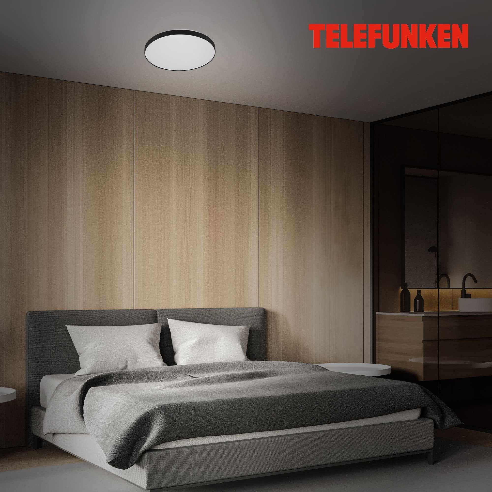 TF 318405TF TELEFUNKEN LED stropní svítidlo s čidlem, pr. 29 cm, 16 W, bílé-černá - BRILONER (obrázek 4)