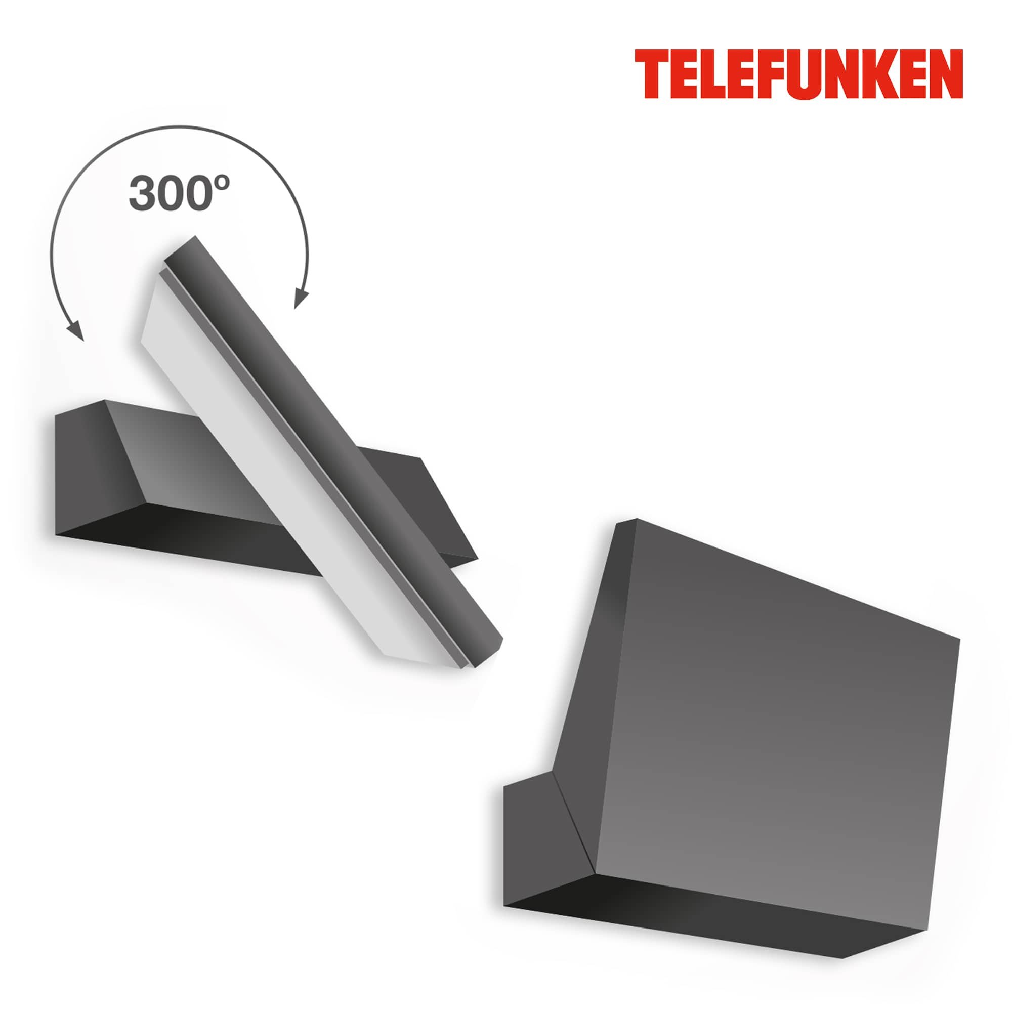 TF 312605TF TELEFUNKEN LED venkovní svítidlo 17,2 cm 10W 1200lm černá - BRILONER (obrázek 4)