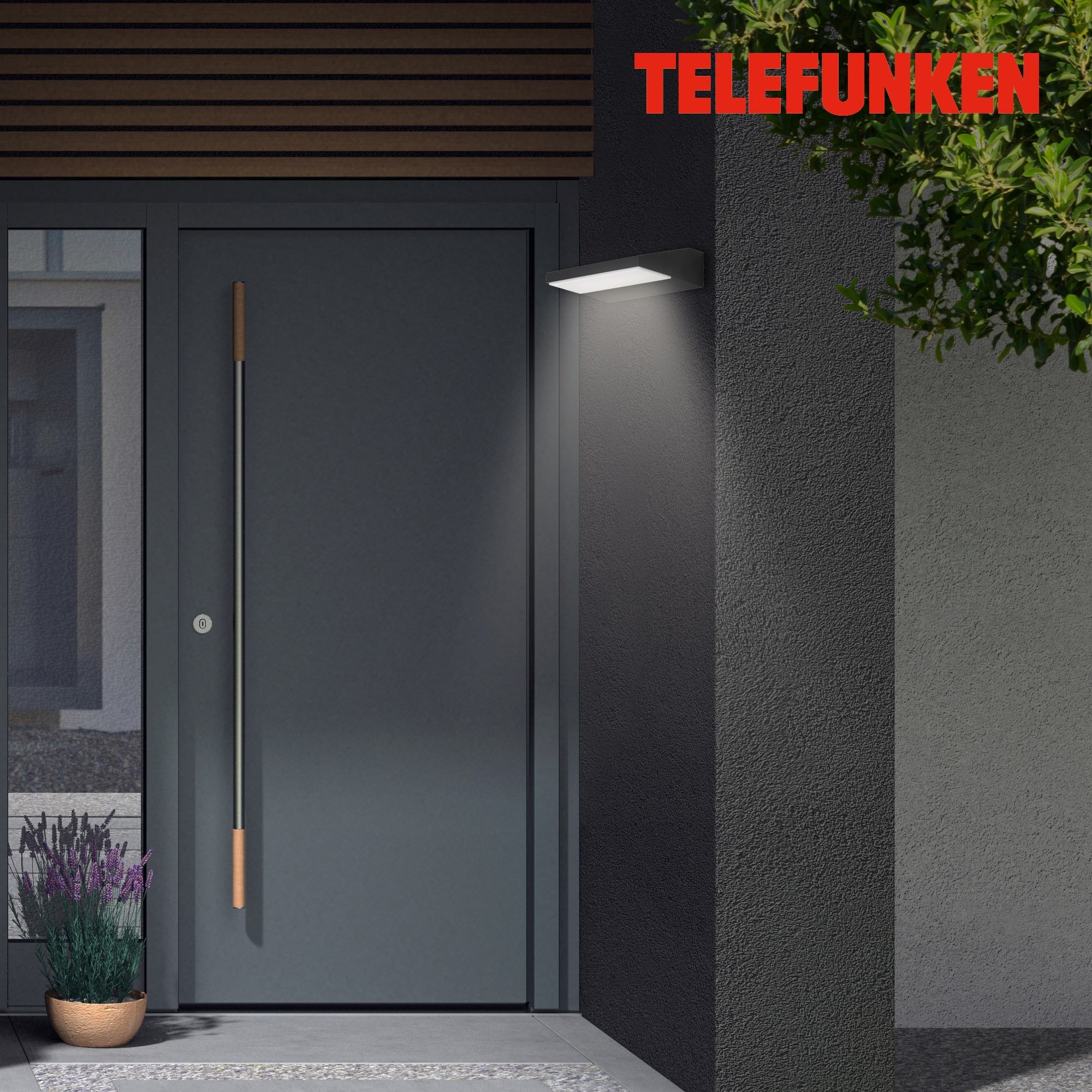 TF 312605TF TELEFUNKEN LED venkovní svítidlo 17,2 cm 10W 1200lm černá - BRILONER (obrázek 5)