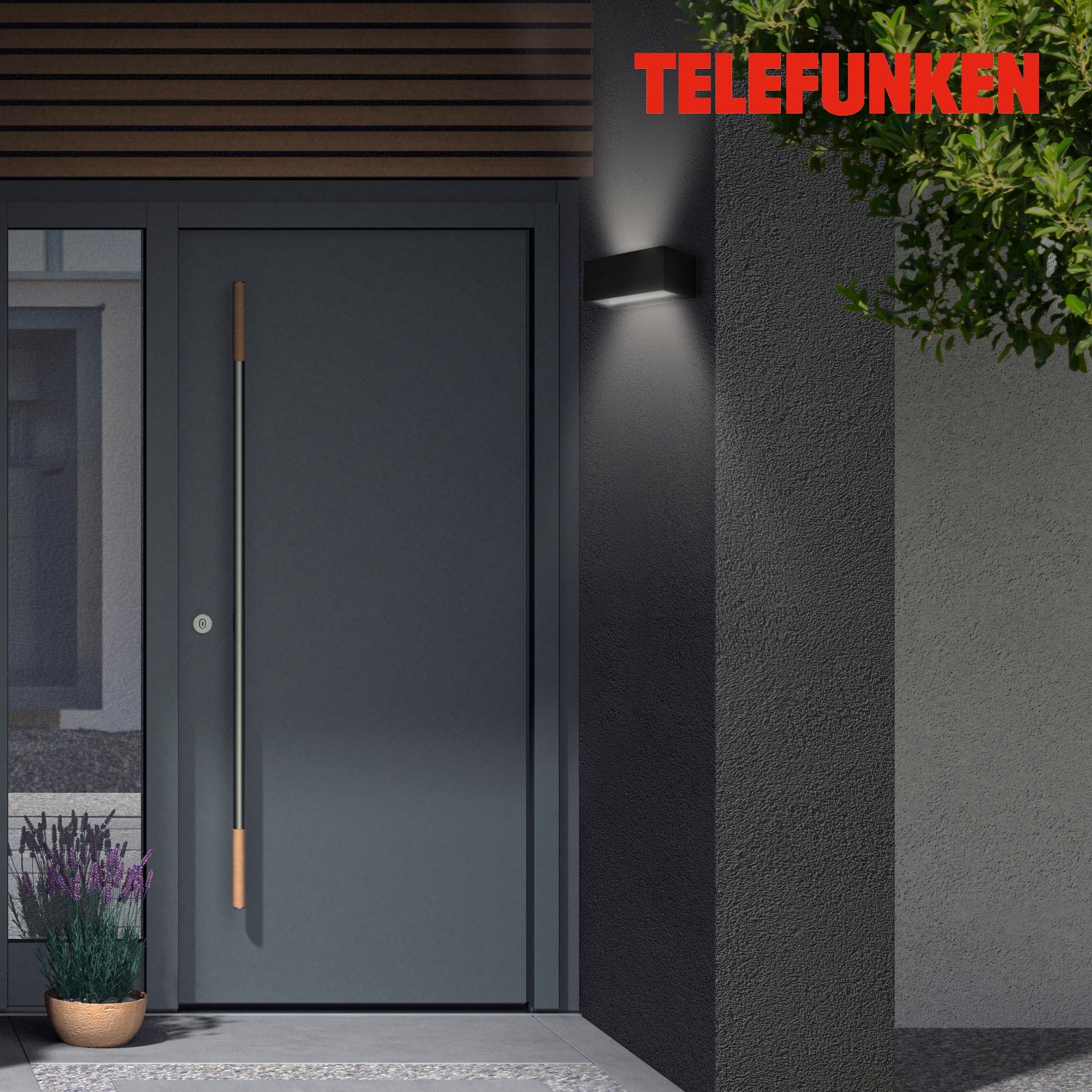 TF 314405TF TELEFUNKEN LED venkovní svítidlo 18,5 cm 6W 600lm černá - BRILONER (obrázek 3)