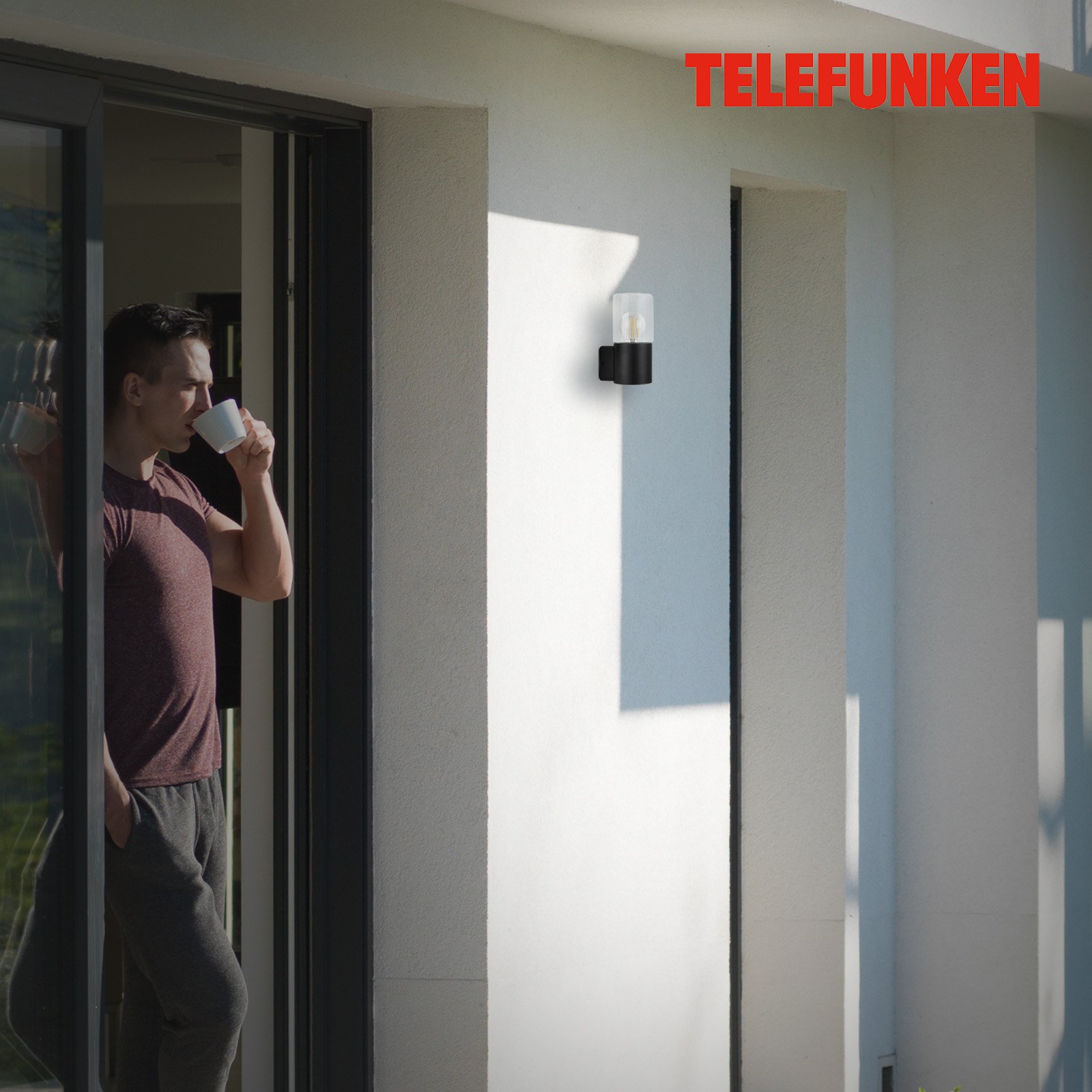 TF 320505TF TELEFUNKEN Venkovní svítidlo, černá, 1x E27 - BRILONER (obrázek 4)