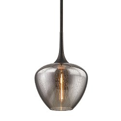 Obrázek pro produkt VÝPRODEJ VZORKU - Závěsné svítidlo WEST END kov/sklo bronz/kouřová E27 1x13W - HUDSON VALLEY (Troy)