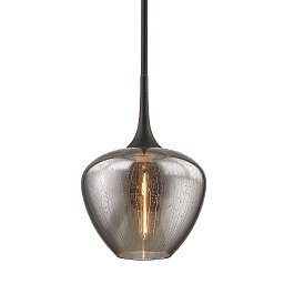 Obrázek pro produkt VÝPRODEJ VZORKU - Závěsné svítidlo WEST END kov/sklo bronz/kouřová E27 1x13W - HUDSON VALLEY (Troy)
