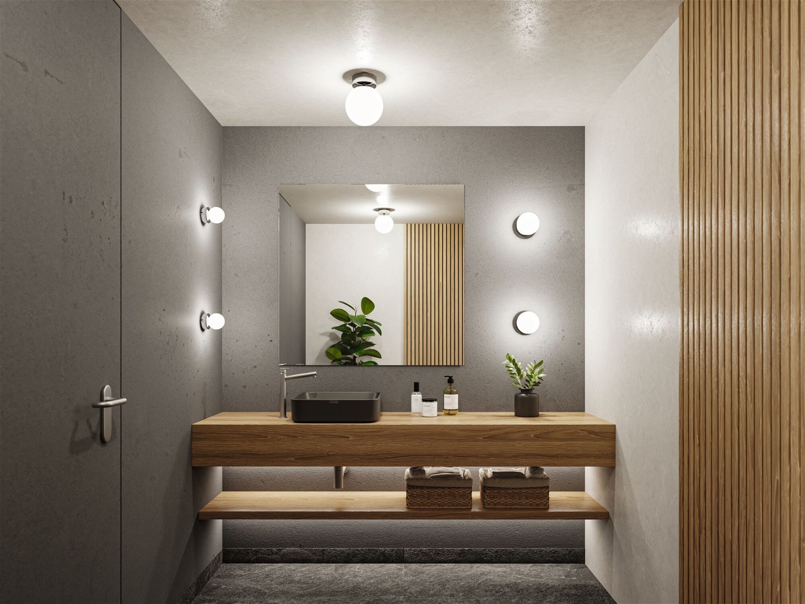 P 71061 Selection Bathroom stropní svítidlo Gove IP44 G9 230V max. 20W chrom/satén - PAULMANN (obrázek 6)