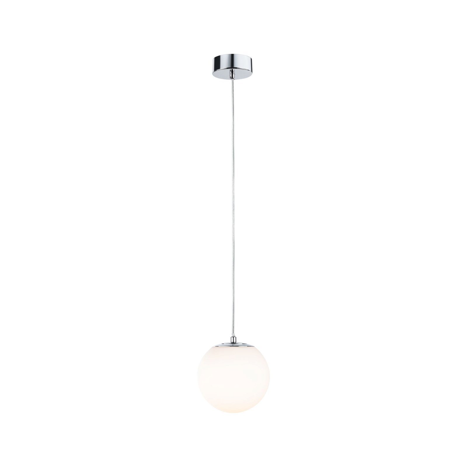 Levně P 71066 Selection Bathroom LED závěsné svítidlo Gove IP44 9W chrom/satén - PAULMANN