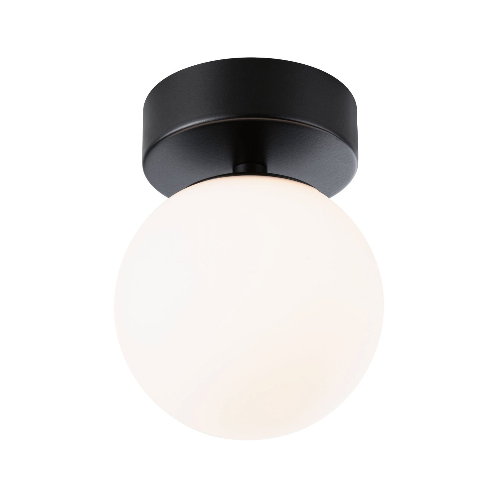 P 71071 Selection Bathroom LED stropní svítidlo Gove IP44 3000K 230V 5W černá mat/satén - PAULMANN