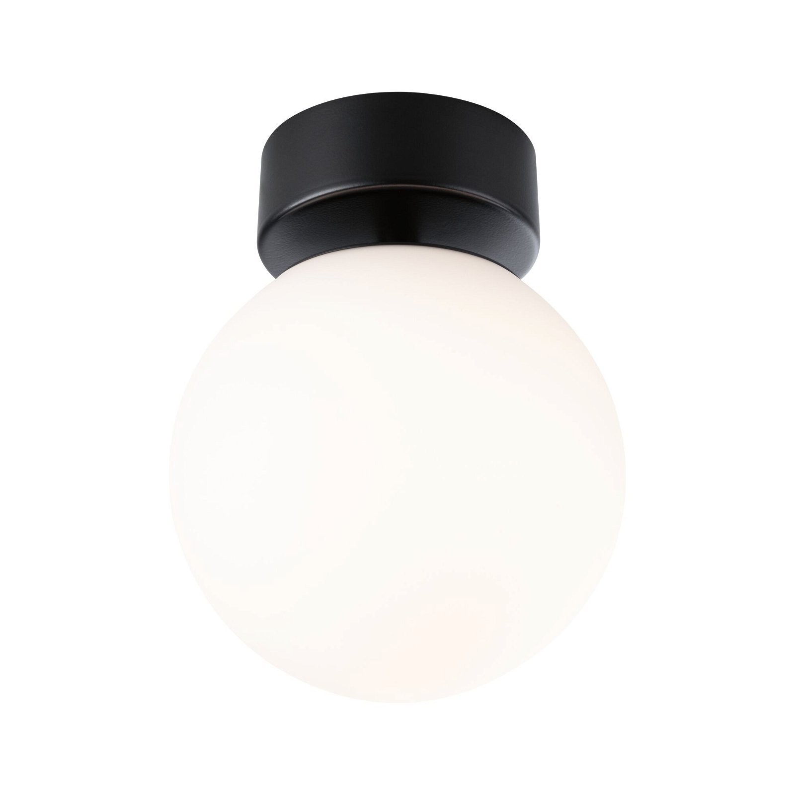 P 71072 Selection Bathroom LED stropní svítidlo Gove IP44 3000K 230V 9W černá mat/satén - PAULMANN