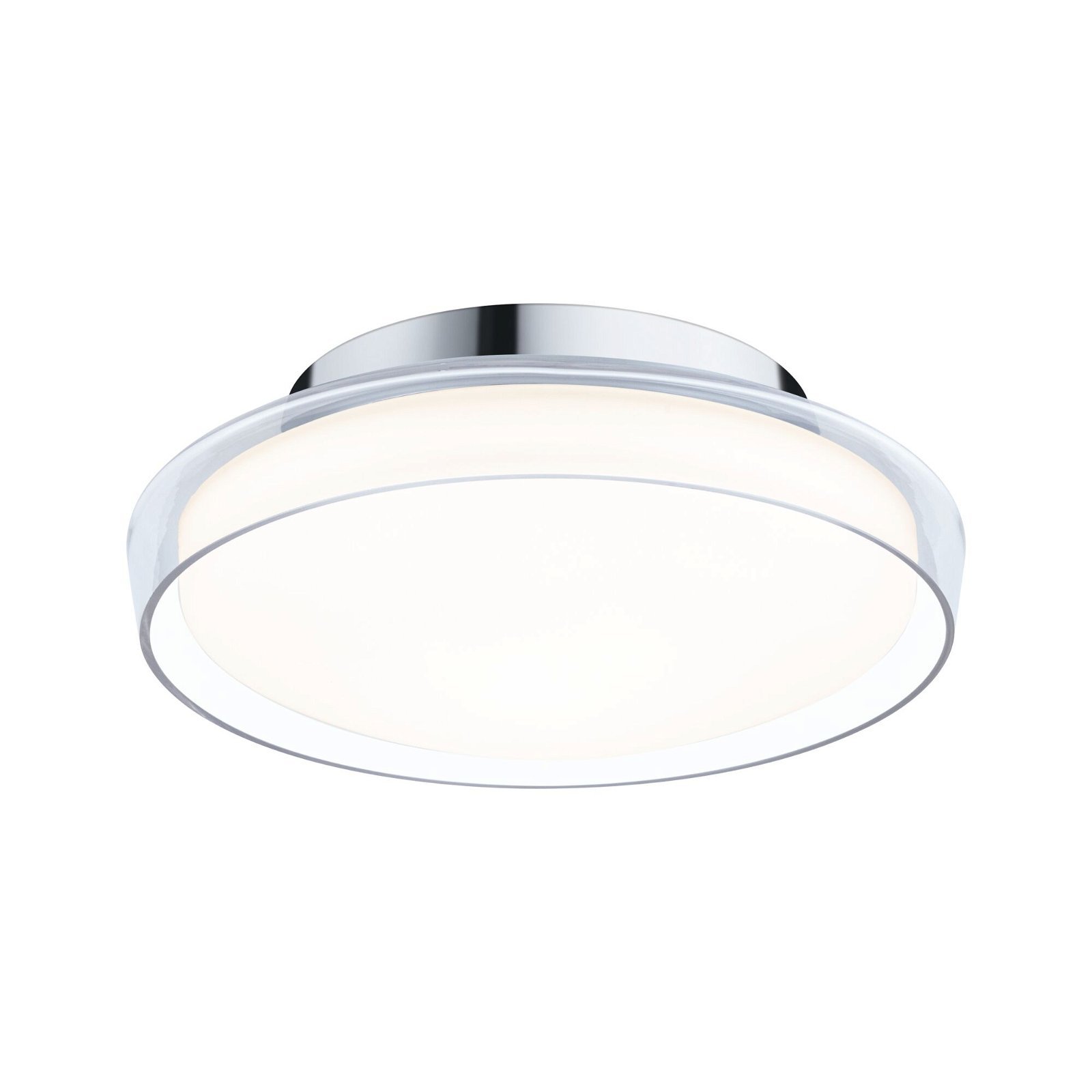 P 71078 Selection Bathroom LED stropní svítidlo Luena IP44 3000K 230V 11,5W sklo/chrom - PAULMANN