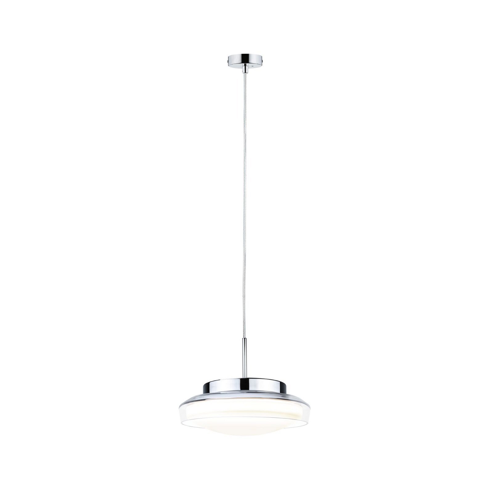 P 71080 Selection Bathroom LED závěsné svítidlo Luena IP44 11,5W sklo/chrom - PAULMANN