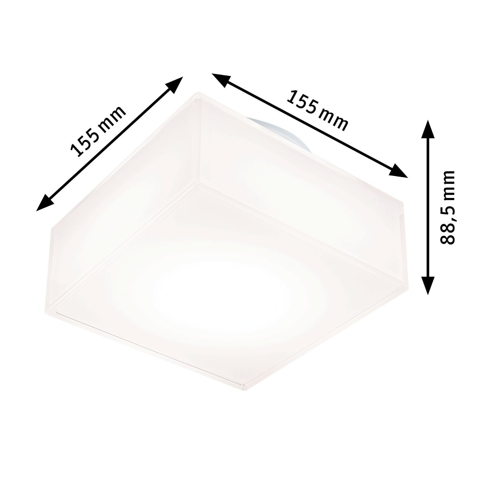 P 71082 LED stropní svítidlo Maro IP44 3000K 230V 6,8W bílá - PAULMANN (obrázek 2)