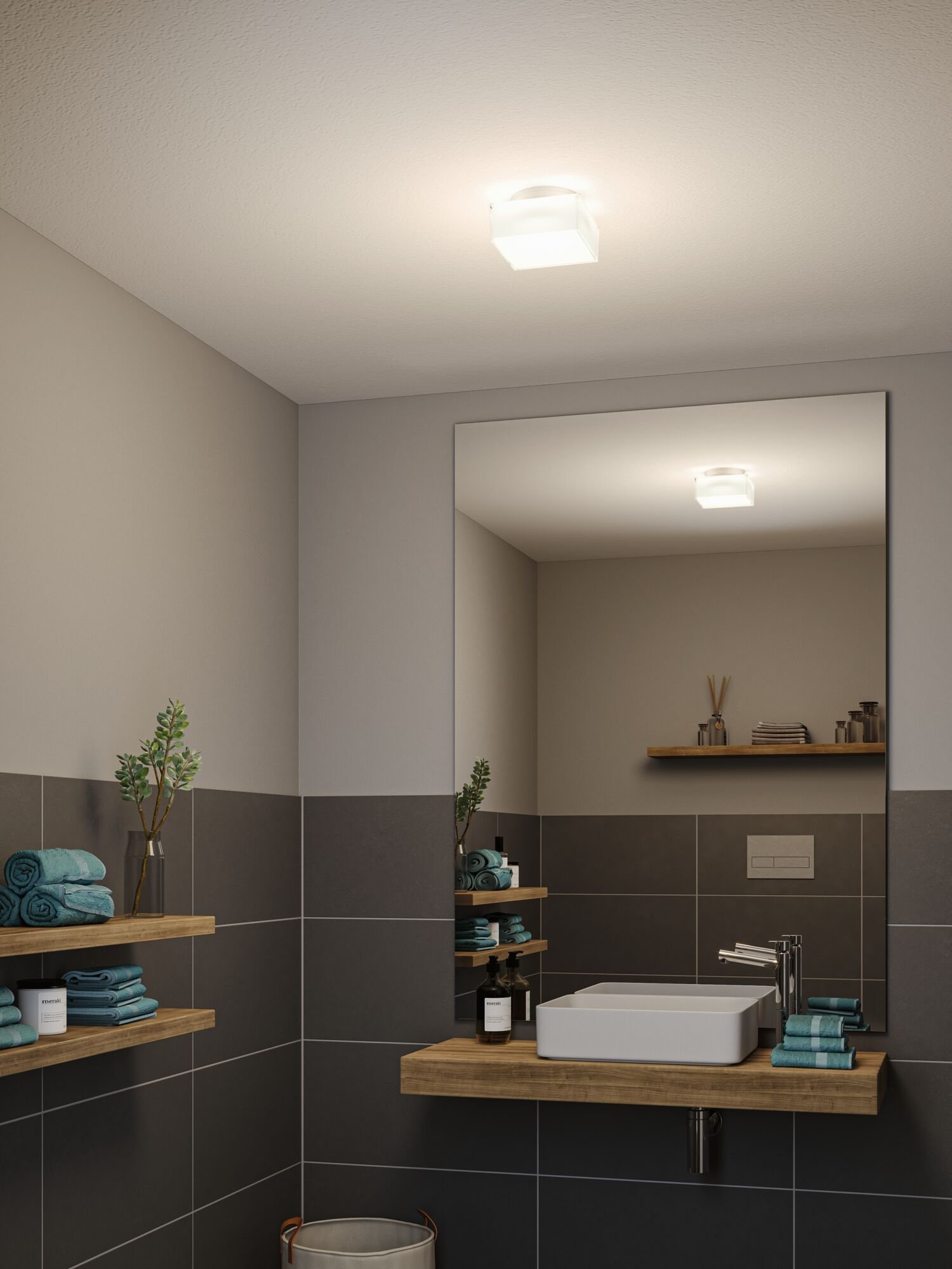 P 71082 LED stropní svítidlo Maro IP44 3000K 230V 6,8W bílá - PAULMANN (obrázek 7)