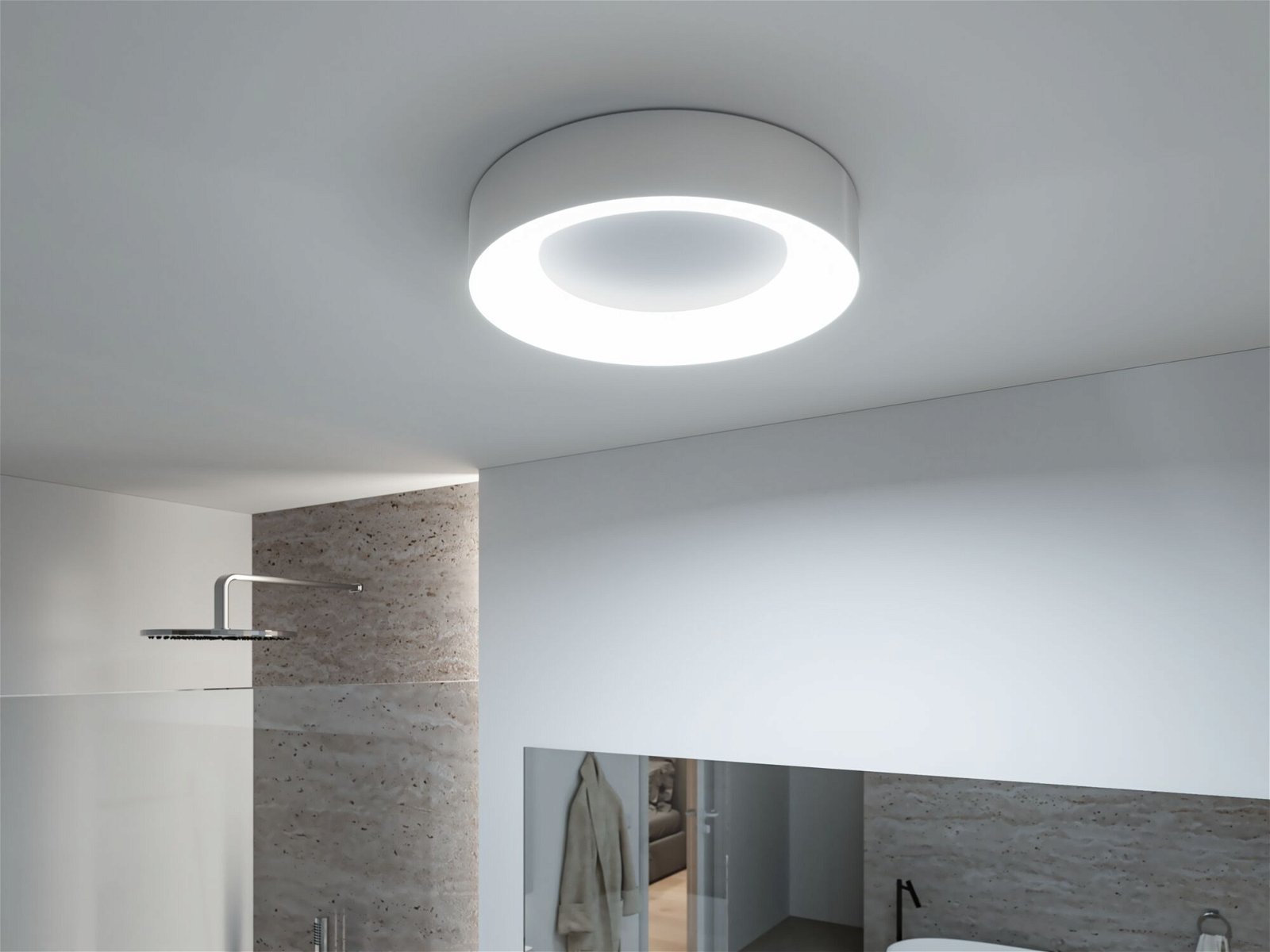 P 71095 LED stropní svítidlo Casca IP44 CCT 230V 23W hliník mat - PAULMANN (obrázek 7)