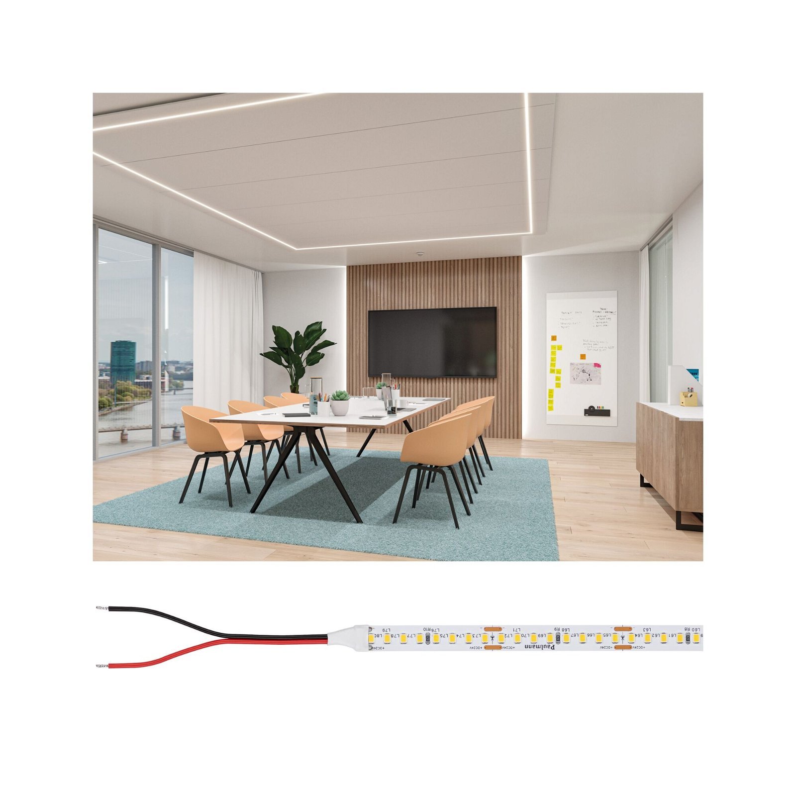 P 78447 Pro LED Strip Gold P150 940 5m 62W 1600lm/m 160LEDs/m 4000K - PAULMANN