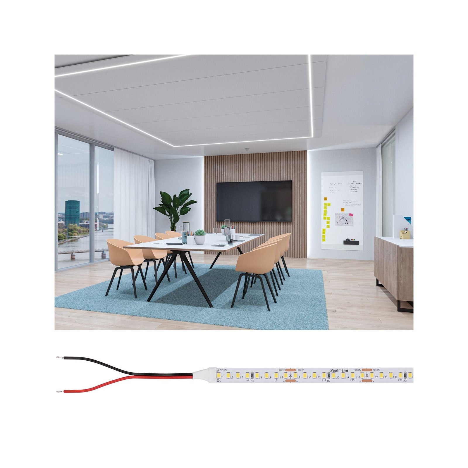 P 78448 Pro LED Strip Gold P150 965 5m 62W 1600lm/m 160LEDs/m 6500K - PAULMANN