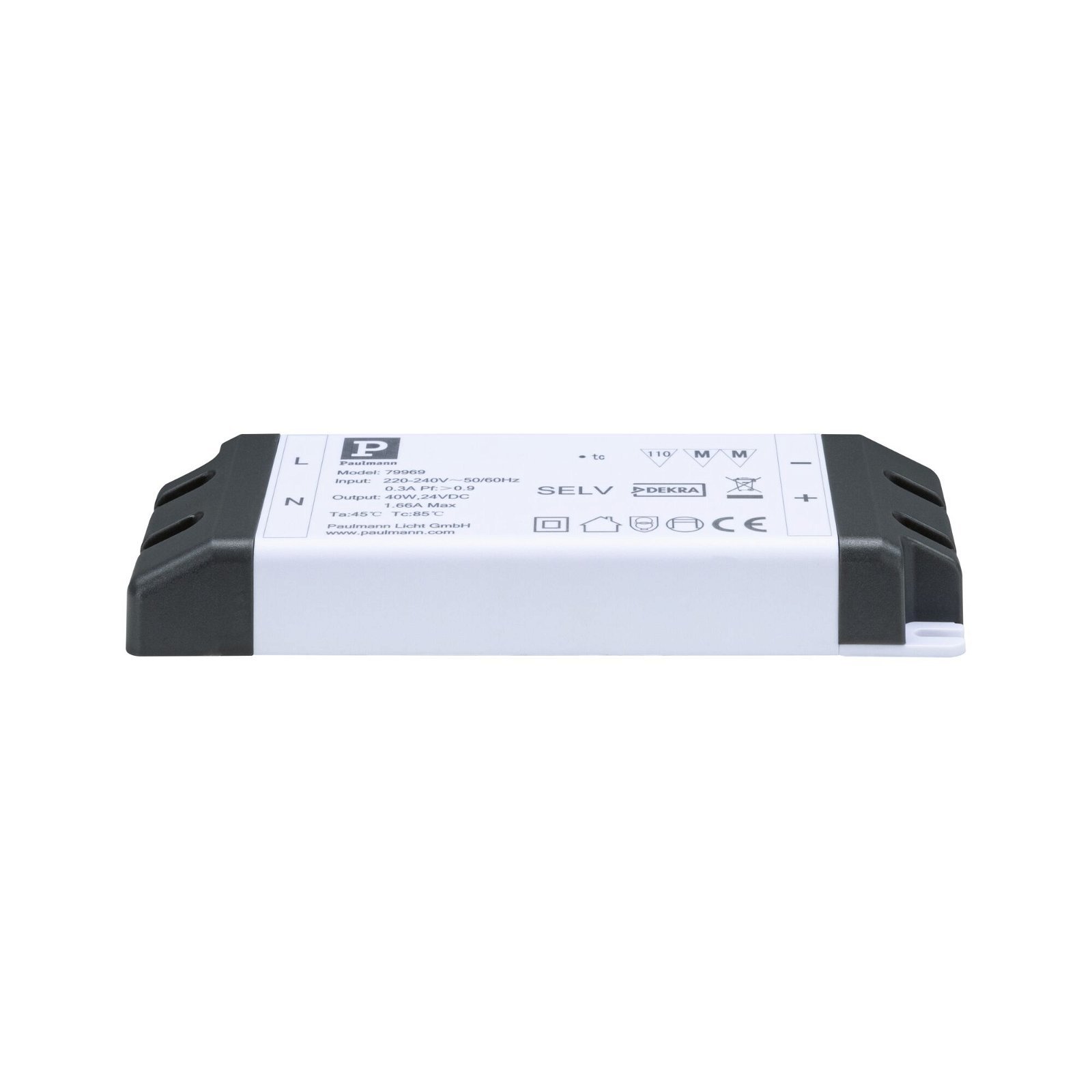 P 79969 Pro trafo příslušenství 230/24V 40VA bílá - PAULMANN (obrázek 2)