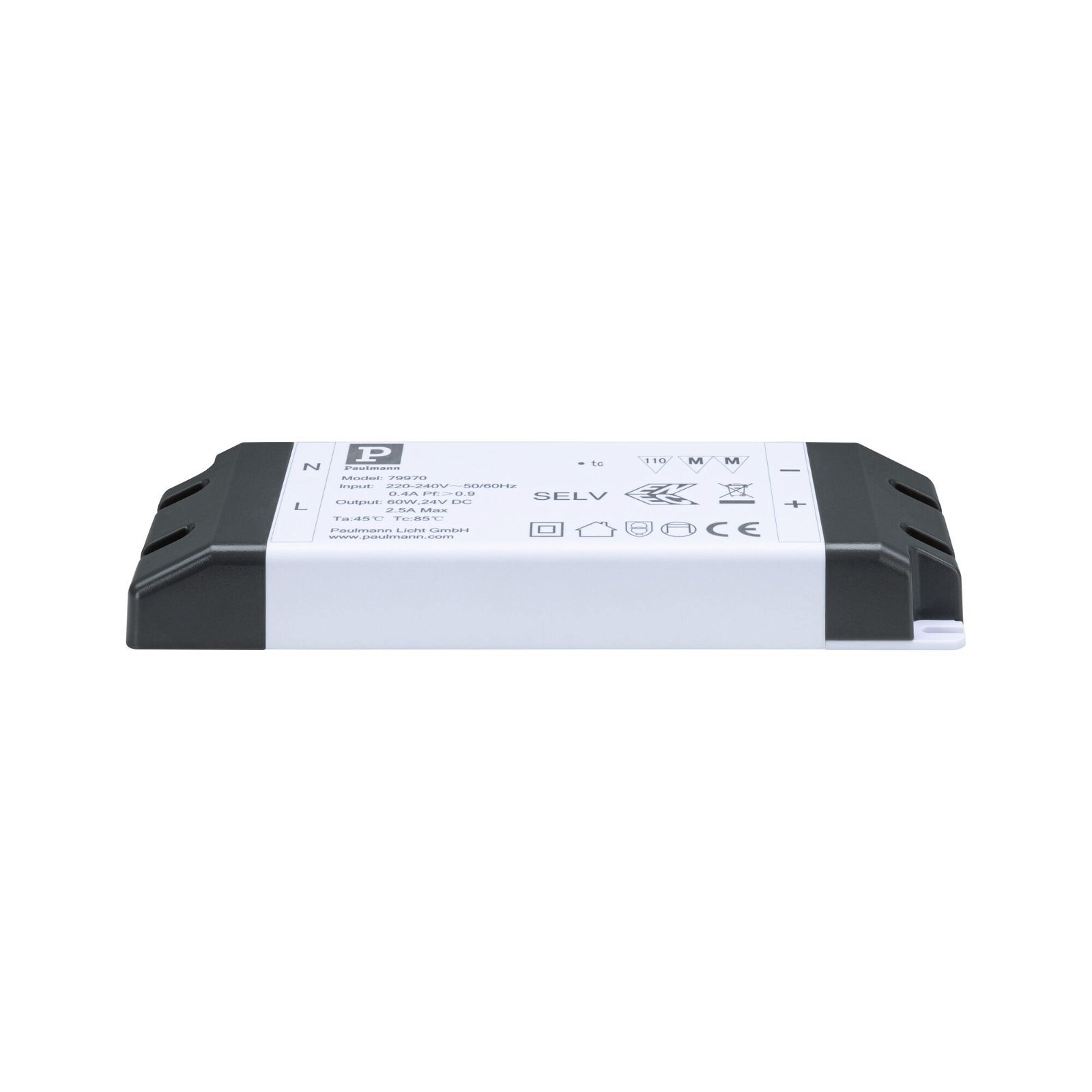 P 79970 Pro trafo příslušenství 230/24V 60VA bílá - PAULMANN (obrázek 2)