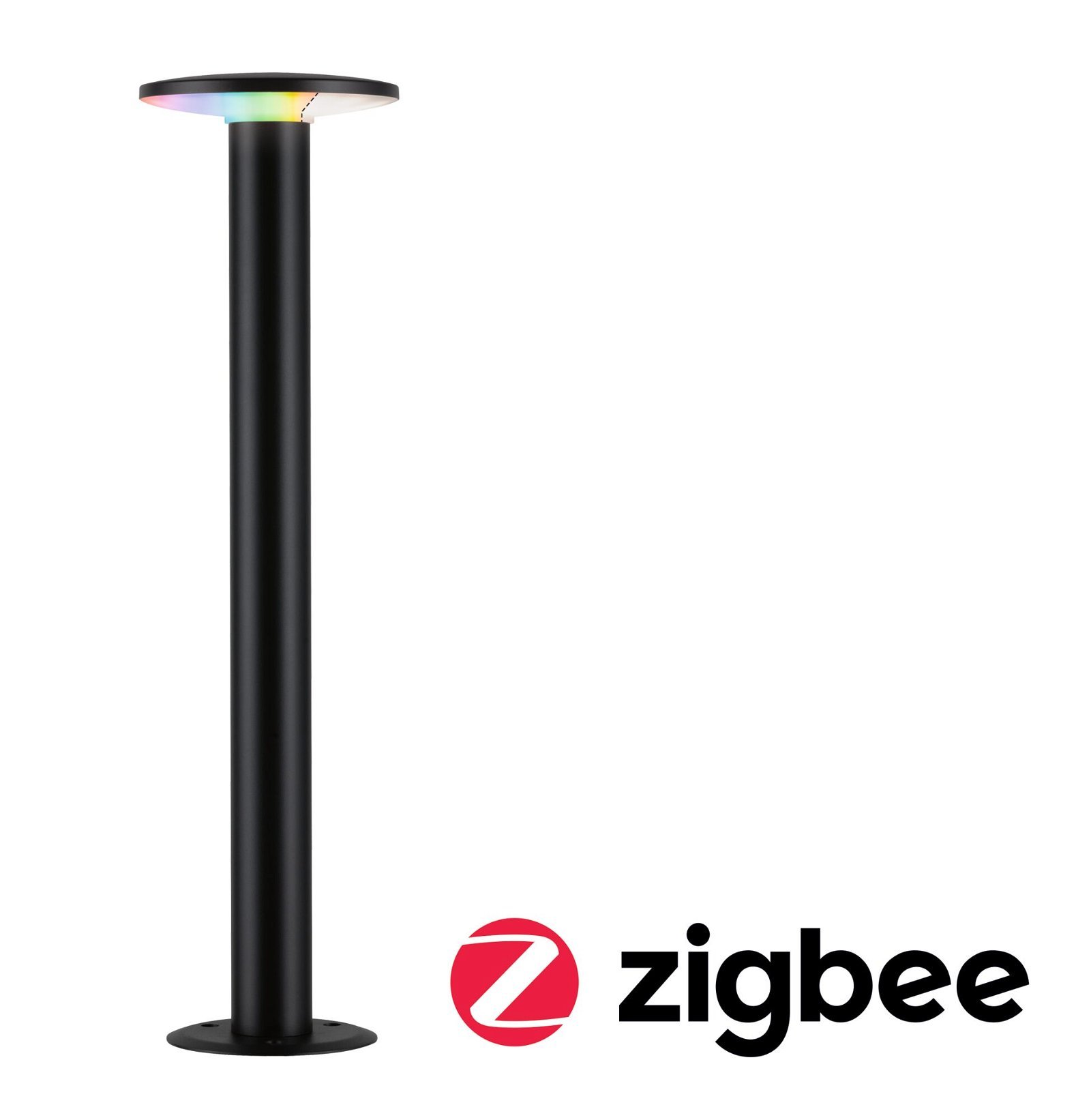 P 94756 LED stojací svítidlo Smart Home Zigbee Plate IP44 600mm RGBW+ 5W 230V antracit kov/umělá hmota - PAULMANN