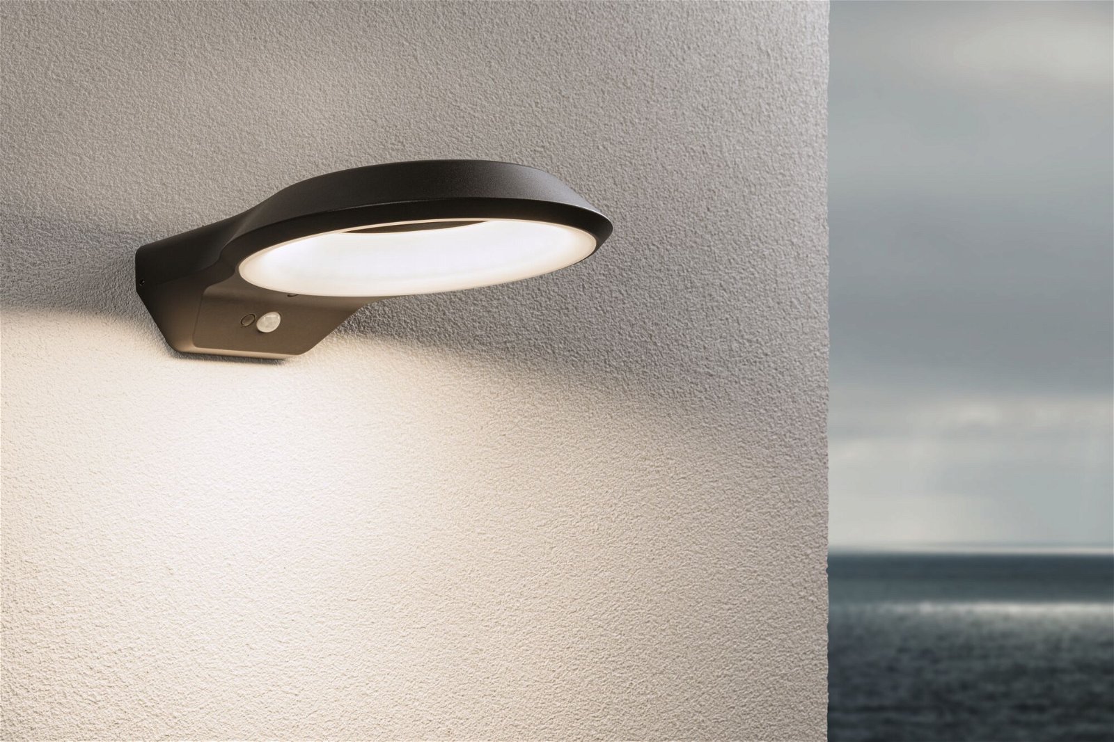 P 94836 LED venkovní nástěnné svítidlo Anela pohybové čidlo IP44 245x309mm 3000K 12,5W 230V antracit hliník - PAULMANN (obrázek 4)