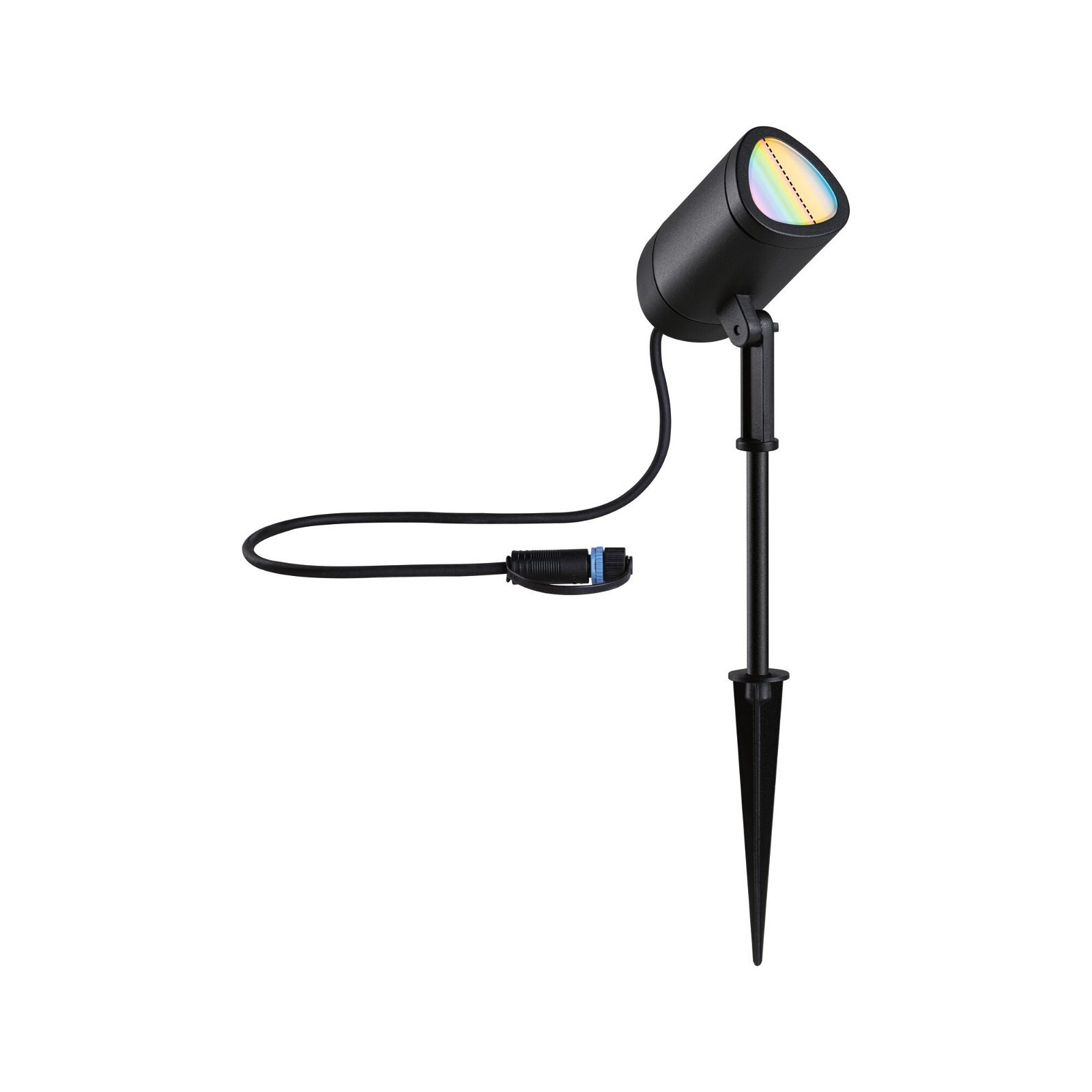 P 94849 Plug & Shine LED bodové zahradní světlo Smart Home Zigbee Shira IP65 RGBW+ 6,5W antracit - PAULMANN (obrázek 11)