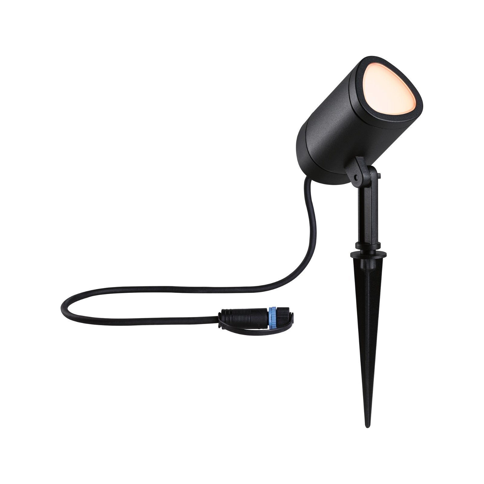 P 94849 Plug & Shine LED bodové zahradní světlo Smart Home Zigbee Shira IP65 RGBW+ 6,5W antracit - PAULMANN (obrázek 17)
