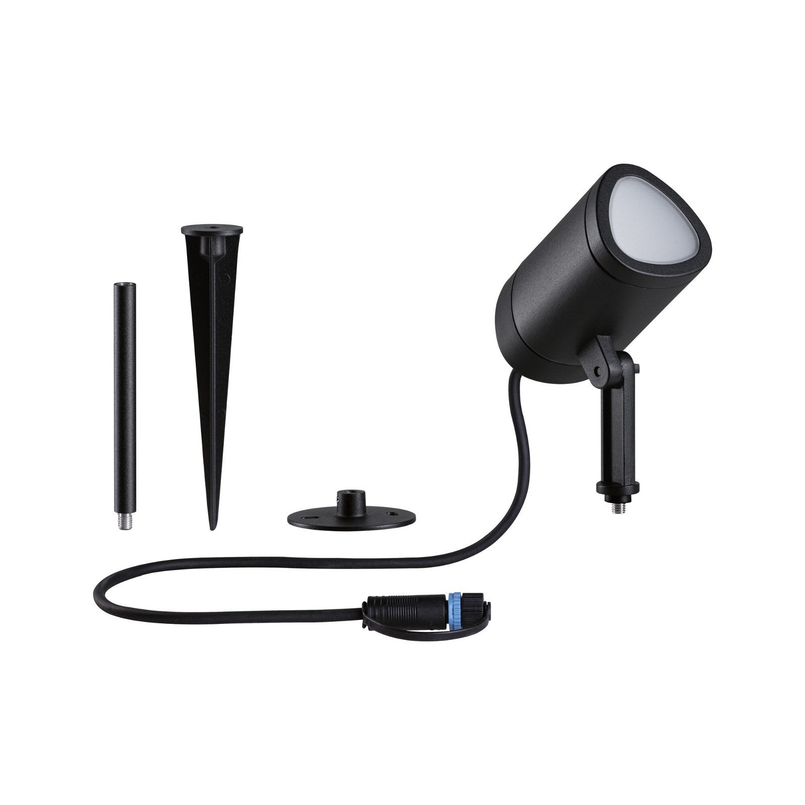 P 94849 Plug & Shine LED bodové zahradní světlo Smart Home Zigbee Shira IP65 RGBW+ 6,5W antracit - PAULMANN (obrázek 19)