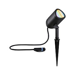 Obrázek pro produkt Plug & Shine LED bodové zahradní světlo Smart Home Zigbee Shira IP65 RGBW+ 6,5W antracit - PAULMANN