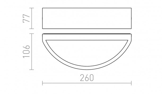 RED R10364 Venkovní svítidlo LESA nástěnná černá 230V E27 26W IP54 - RED - DESIGN RENDL (obrázek 3)