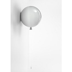 Obrázek pro produkt Nástěnné svítidlo Memory šedé lesklé průměr 30cm, E27 15W - BROKIS B