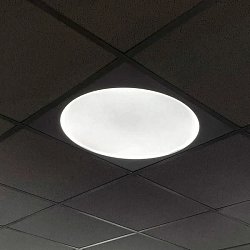 Obrázek pro produkt SLC Circular Frame kruhová deska pro LED panel černá - TLG