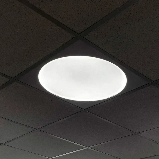 SLC SLC8788X VÝPRODEJ VZORKU - SLC Circular Frame kruhová deska pro LED panel černá - TLG