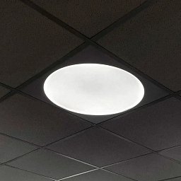Obrázek pro produkt VÝPRODEJ VZORKU - SLC Circular Frame kruhová deska pro LED panel černá - TLG