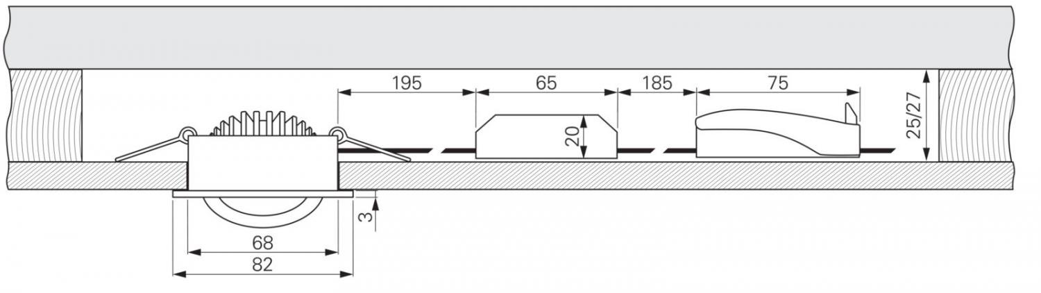 Obrázek produktu Zápustné svítidlo Dione 8,5W 3000K nikl 230V - LIGHT IMPRESSIONS
 12 Obrázek produktu Zápustné svítidlo Dione 8,5W 3000K nikl 230V - LIGHT IMPRESSIONS
 12