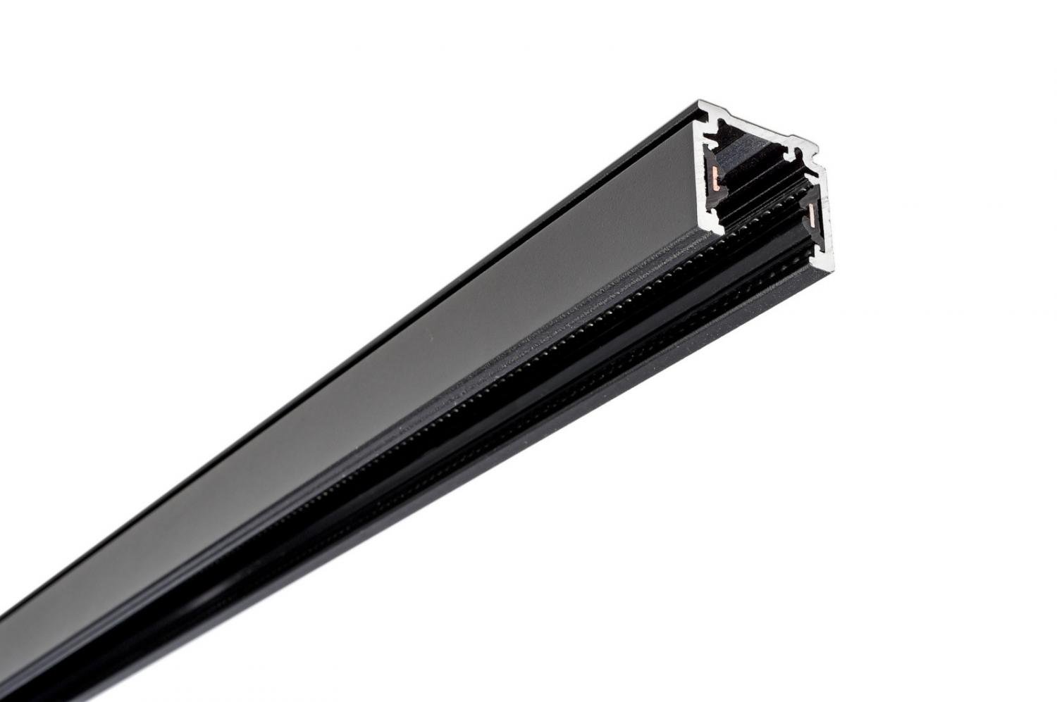 Deko-Light 1-fázový kolejnicový systém, D One přisazená lišta 2m, 220-240V černá RAL 9011 2000 mm - LIGHT IMPRESSIONS Obrázek produktu Deko-Light 1-fázový kolejnicový systém, D One přisazená lišta 2m, 220-240V černá RAL 9011 2000 mm - LIGHT IMPRESSIONS