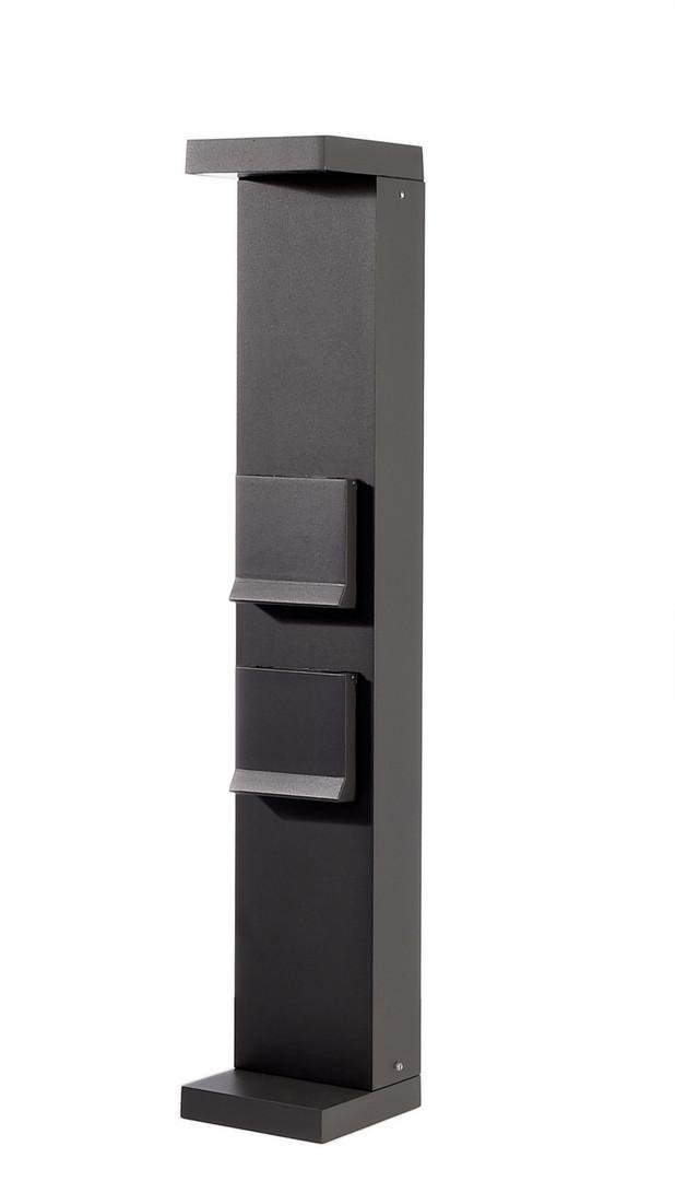 Deko-Light sloupek se zásuvkami Lerna 600 7,4W 3000/4000K 237lm 120mm tmavěšedá IP65 - LIGHT IMPRESSIONS Obrázek produktu Deko-Light sloupek se zásuvkami Lerna 600 7,4W 3000/4000K 237lm 120mm tmavěšedá IP65 - LIGHT IMPRESSIONS