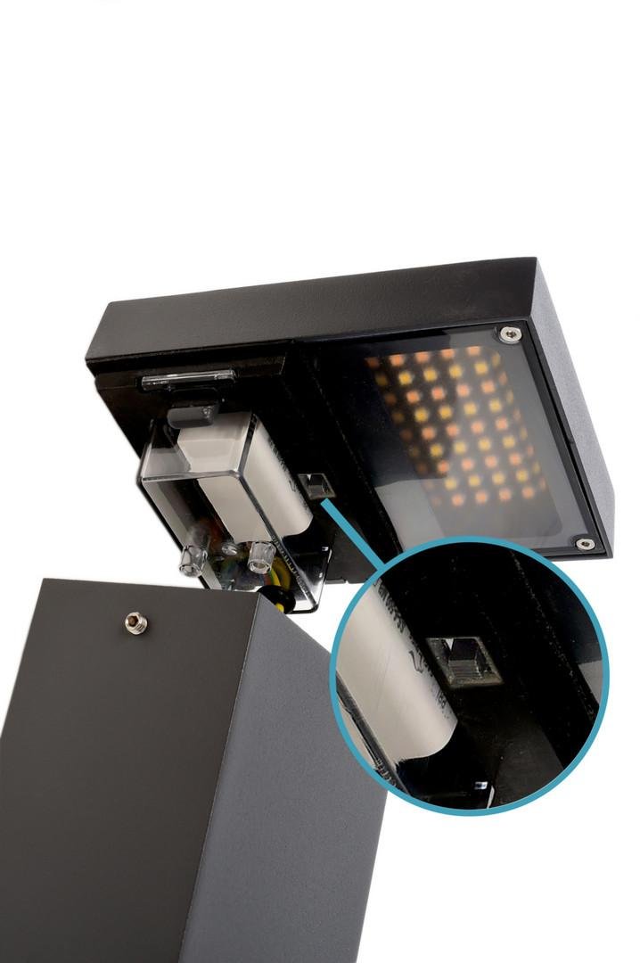 Obrázek produktu Deko-Light sloupek se zásuvkami Lerna 600 7,4W 3000/4000K 237lm 120mm tmavěšedá IP65 - LIGHT IMPRESSIONS 4 Obrázek produktu Deko-Light sloupek se zásuvkami Lerna 600 7,4W 3000/4000K 237lm 120mm tmavěšedá IP65 - LIGHT IMPRESSIONS 4