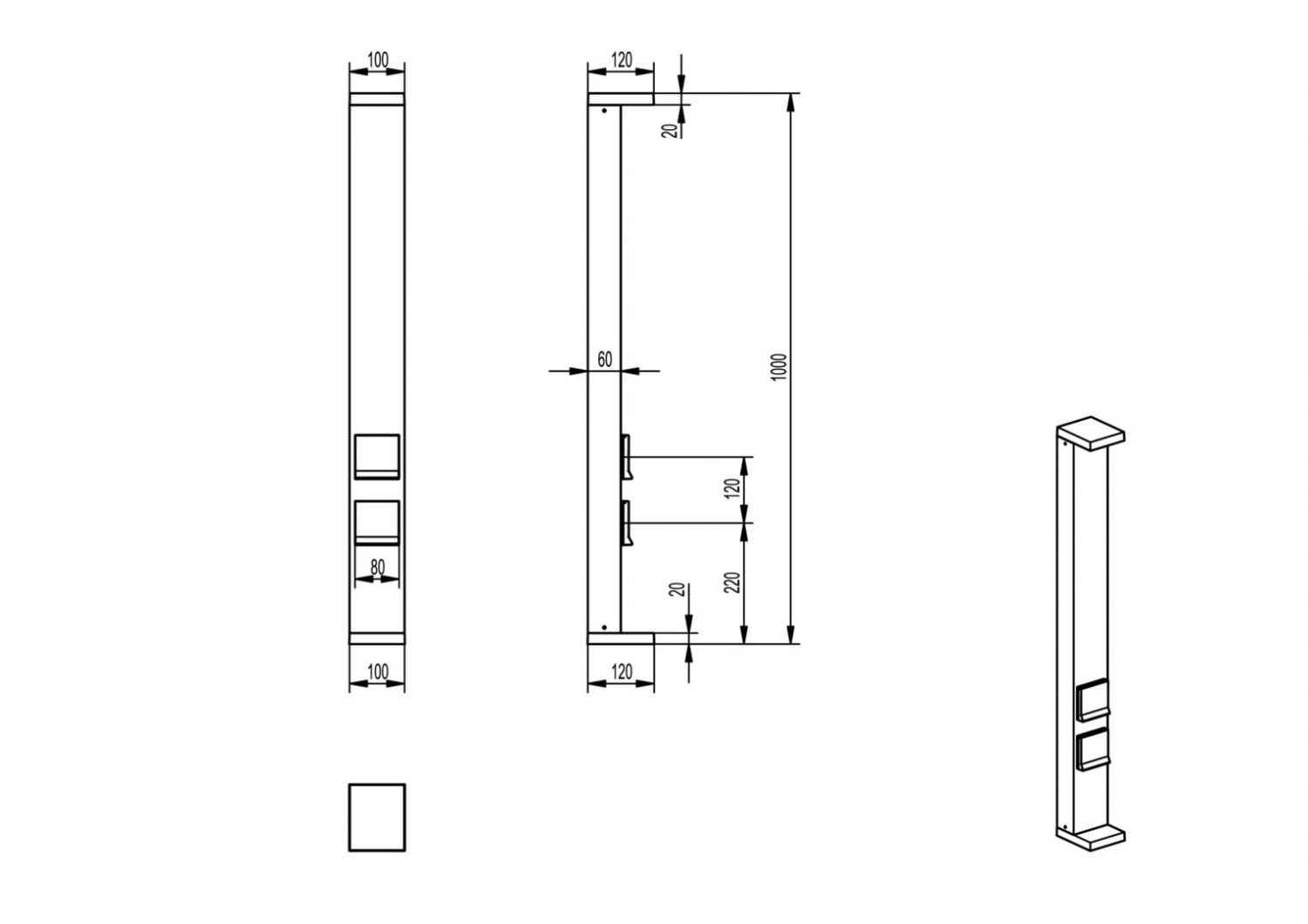 Obrázek produktu Deko-Light sloupek se zásuvkami Lerna 600 7,4W 3000/4000K 237lm 120mm tmavěšedá IP65 - LIGHT IMPRESSIONS 7 Obrázek produktu Deko-Light sloupek se zásuvkami Lerna 600 7,4W 3000/4000K 237lm 120mm tmavěšedá IP65 - LIGHT IMPRESSIONS 7