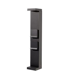 Obrázek pro produkt Deko-Light sloupek se zásuvkami Lerna 600 7,4W 3000/4000K 237lm 120mm tmavěšedá IP65 - DEKOLIGHT