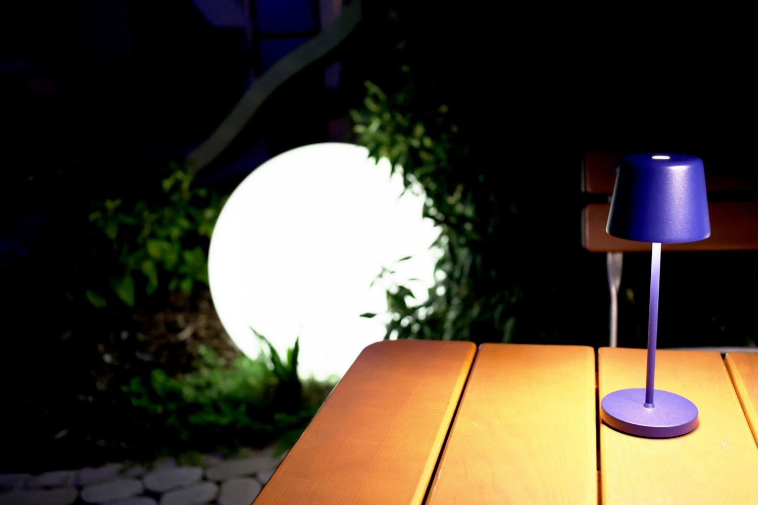 IMPR 346080 Deko-Light nabíjecí svítidlo, Canis Mini, 2,3 W, 2200/3000 K, 3,7V DC 110 lm kobaltová modrá RAL 5013 IP65 (obrázek 9)