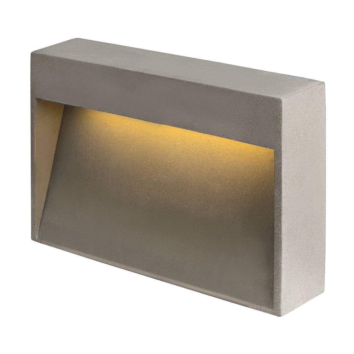 LA 1006404 CONCRETO M WL nástěnné přisazené svítidlo, šedé, 8,5 W, 350 lm, 3000 K - BIG WHITE (SLV)