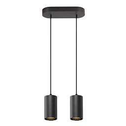 Obrázek pro produkt ASTO TUBE závěsné svítidlo, GU10, délka závěsu 250 cm, max. 2x 10 W, černá - BIG WHITE (SLV)