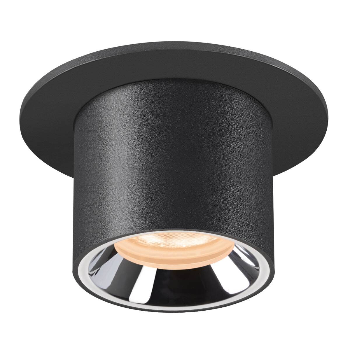 LA 1006875 NUMINOS® PROJECTOR X stropní zápustné svítidlo, 2700 K, 55°, válcové, černé/chrom - BIG WHITE (SLV) (obrázek 4)
