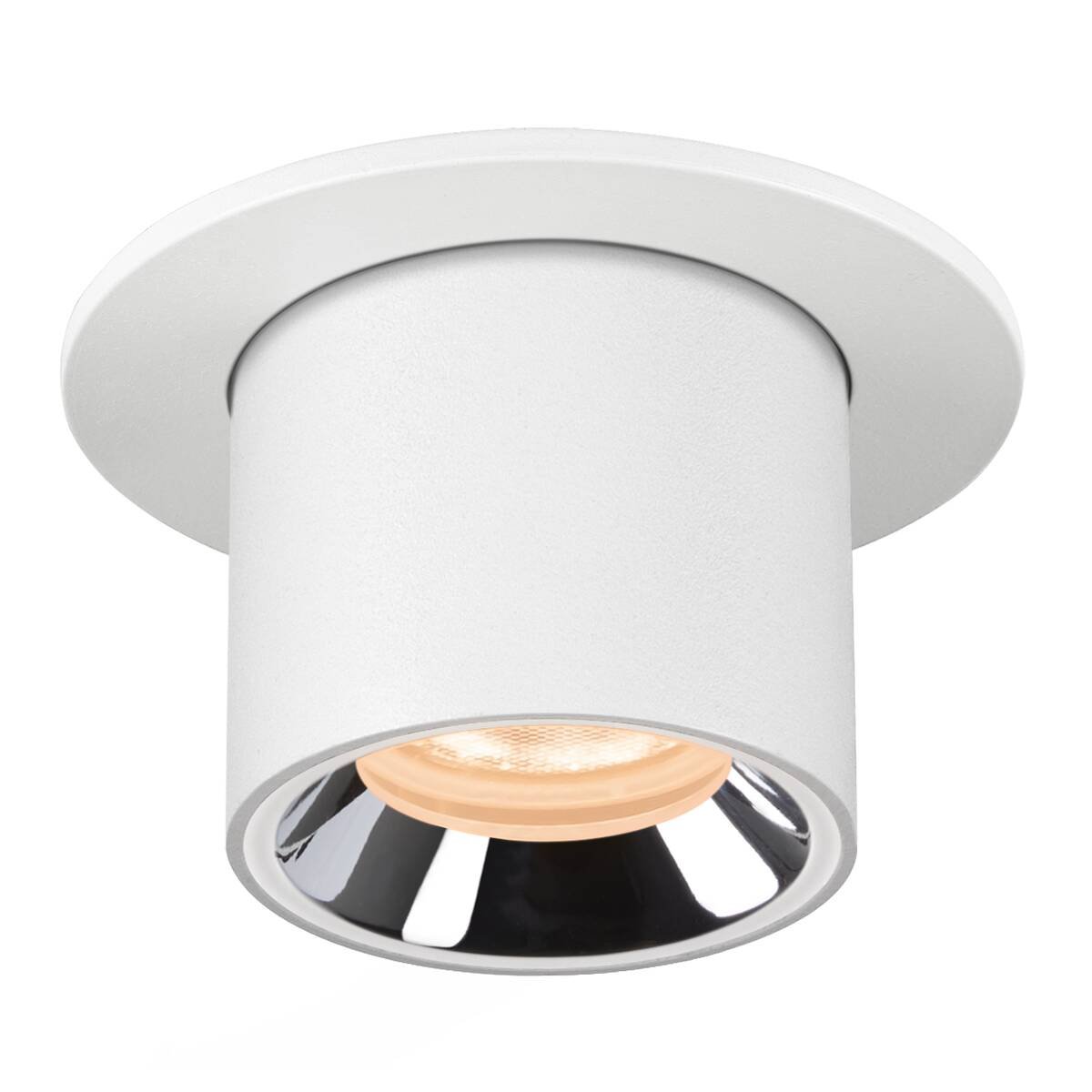 LA 1006881 NUMINOS® PROJECTOR X stropní zápustné svítidlo, 2700 K, 40°, válcové, bílé/chrom - BIG WHITE (SLV) (obrázek 4)