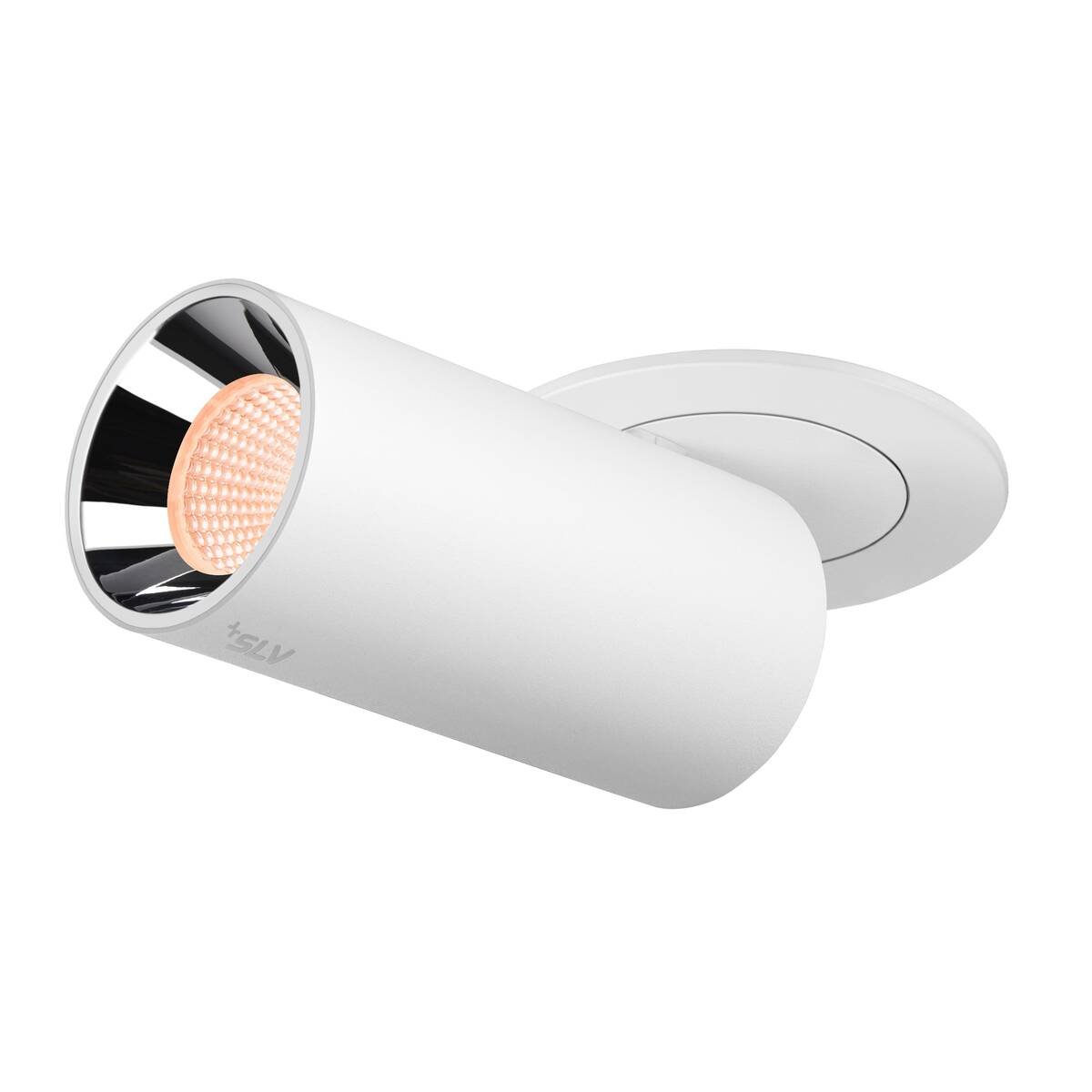 LA 1006935 NUMINOS® PROJECTOR S stropní zápustné svítidlo, 2700 K, 40°, válcové, bílé/chrom - BIG WHITE (SLV) (obrázek 8)