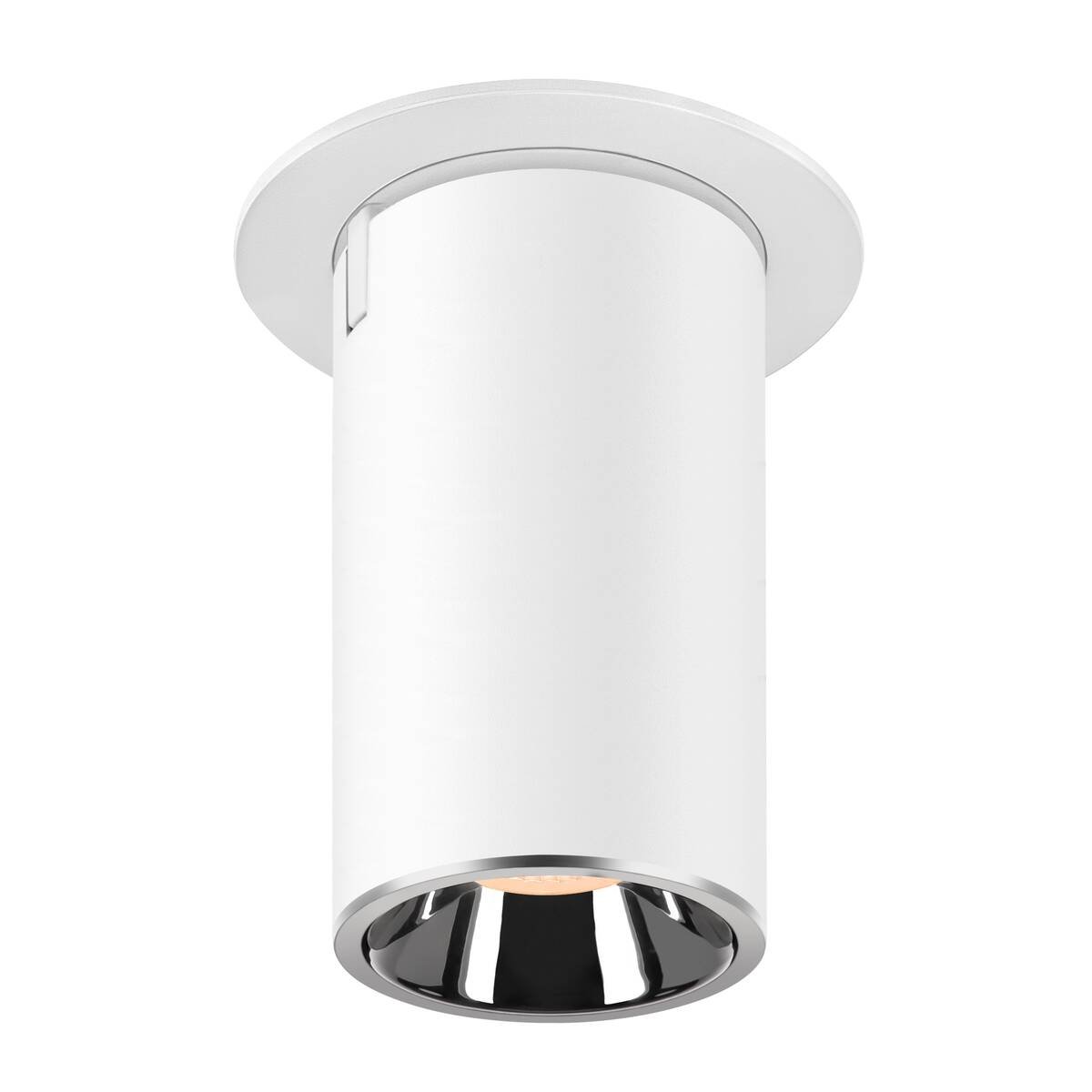 LA 1006989 NUMINOS® PROJECTOR M stropní zápustné svítidlo, 2700 K, 40°, válcové, bílé/chrom - BIG WHITE (SLV) (obrázek 5)