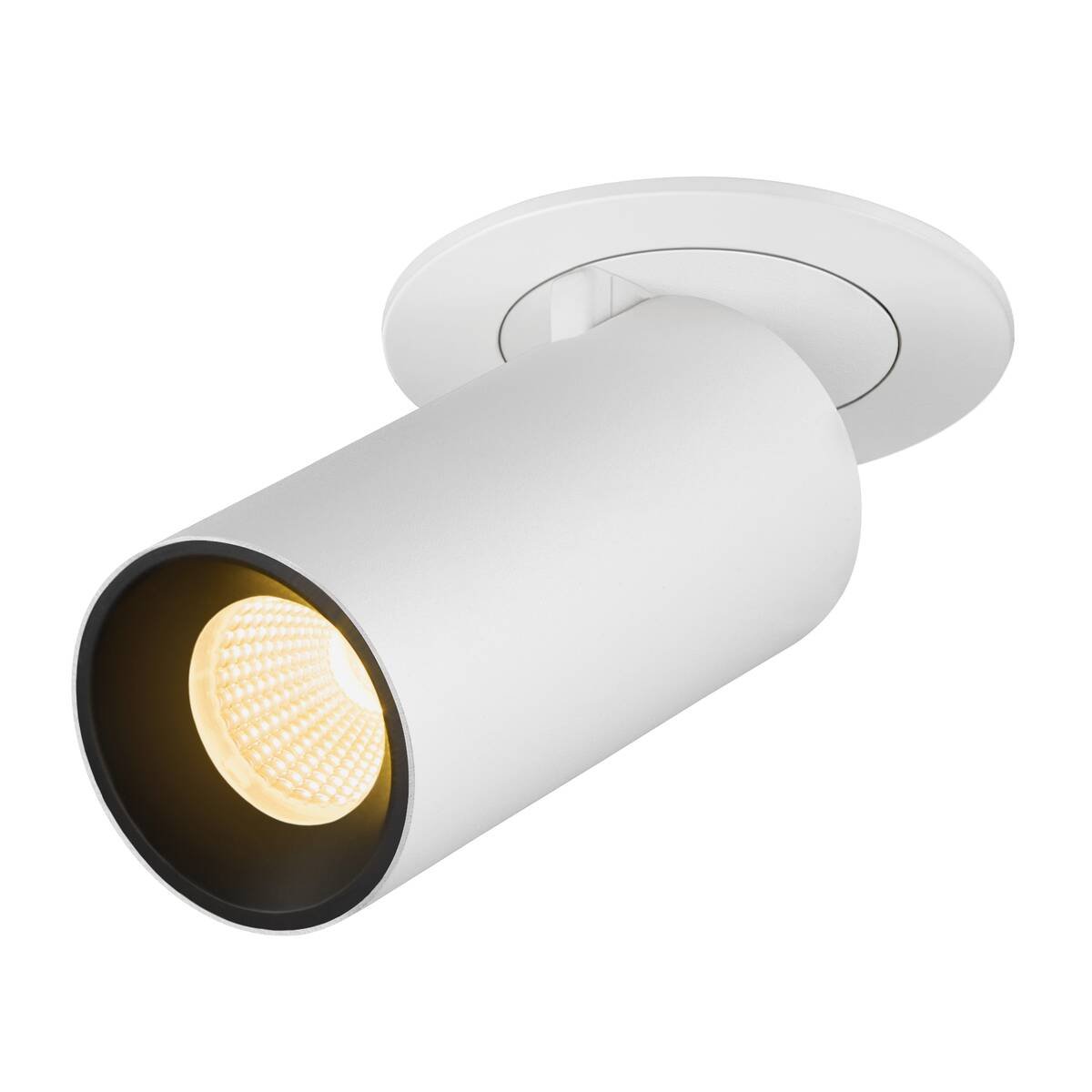 Levně LA 1006954 NUMINOS® PROJECTOR S stropní zápustné svítidlo, 3000 K, 55°, válcové, bílé/černé - BIG WHITE (SLV)
