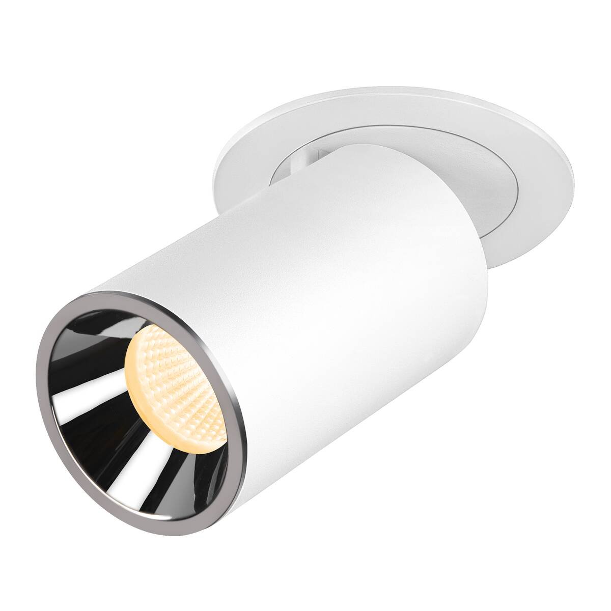 Levně LA 1007004 NUMINOS® PROJECTOR M stropní zápustné svítidlo, 3000 K, 20°, válcové, bílé/chrom - BIG WHITE (SLV)