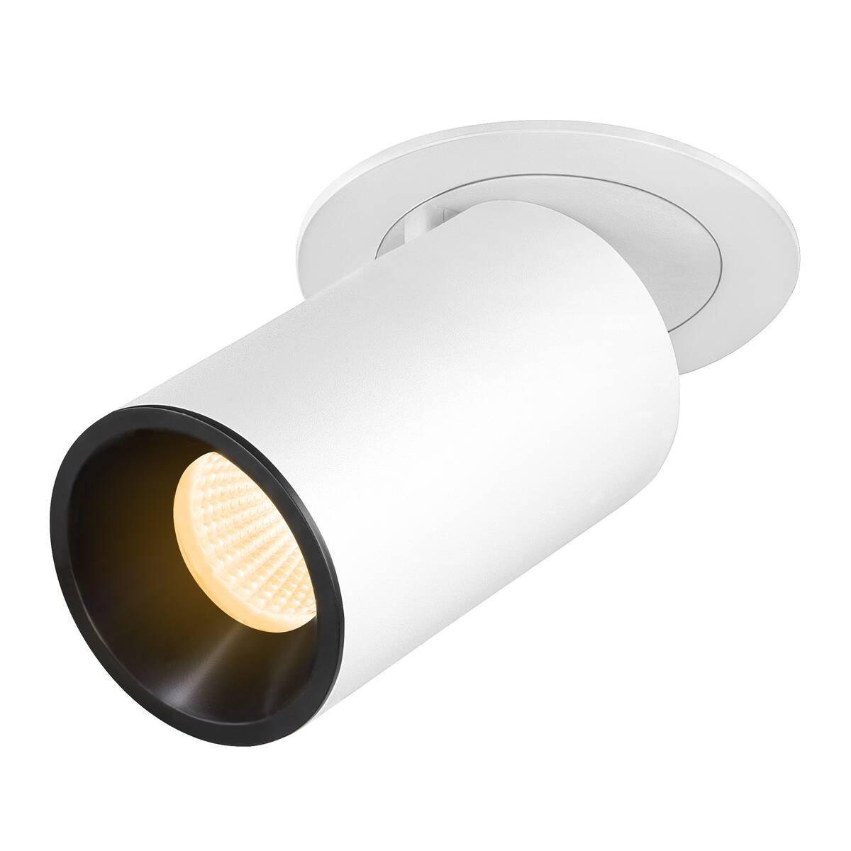 Levně LA 1007005 NUMINOS® PROJECTOR M stropní zápustné svítidlo, 3000 K, 40°, válcové, bílé/černé - BIG WHITE (SLV)