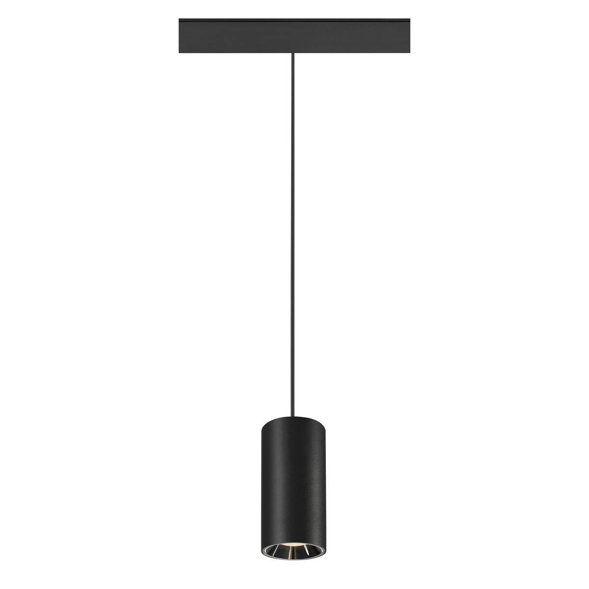 LA 1006839 NUMINOS® S 48 V TRACK DALI, závěsné svítidlo, černé/chrom, 16 W, 1050 lm, 3000 K, CRI90, 55° - BIG WHITE (SLV) (obrázek 2)